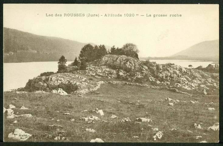Lac des Rousses (Jura). La Grosse Roche