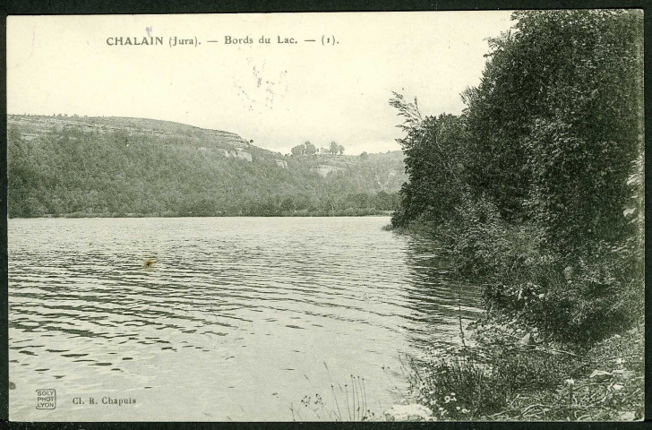 Chalain (Jura). Bords du lac