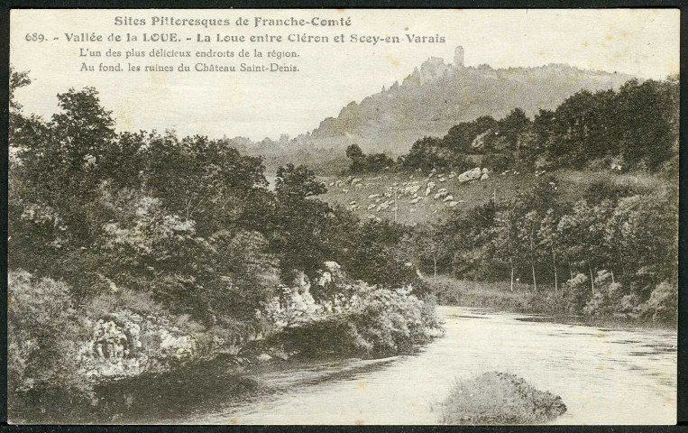 La Loue entre Cléron et Scey-en-Varais